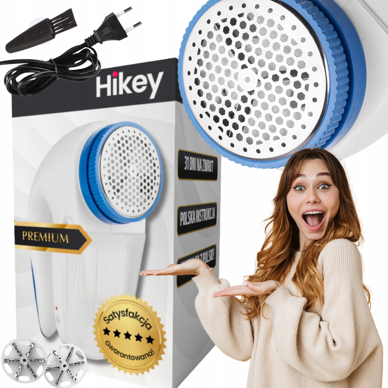 Hikey holiaci strojček na oblečenie Výkonný elektrický holiaci strojček